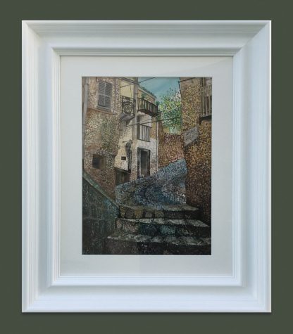 Vintage Sicily 1980. Original Painting - Image 2