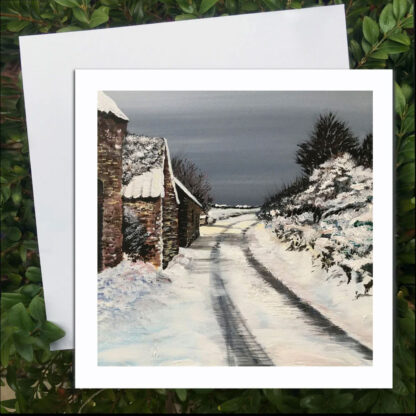 Talbenny Snow. Greetings Card.