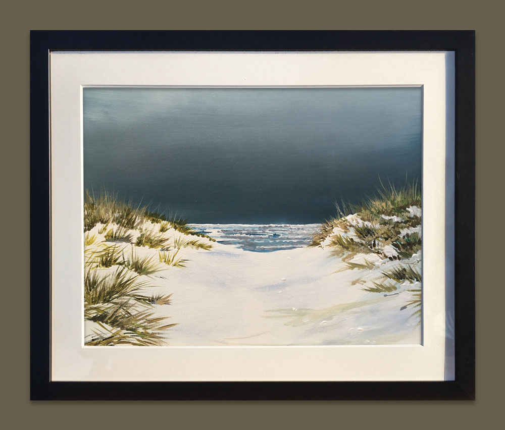 Winter Path Through.  Original Painting. - Image 2