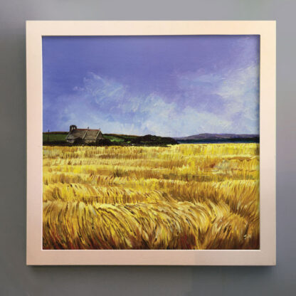 Cornfield (Talbenny Church). Original Painting. - Image 2