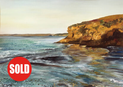 Lion Rock, Broad Haven. Original Painting.