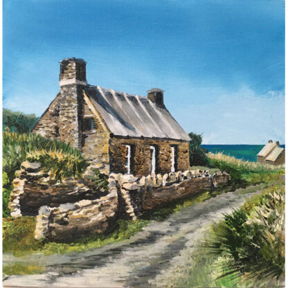 By the Sea.  Original Painting.