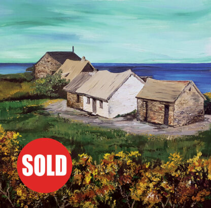 Strumble Cottage.  Original Painting.