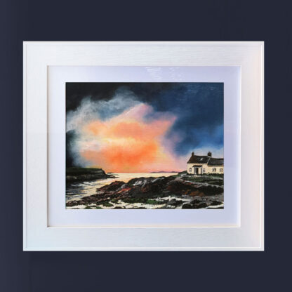 Westerly Nightfall, St Brides. Original Painting - Image 2