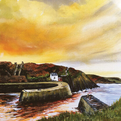 Golden Sunset (Original Painting) - Image 3