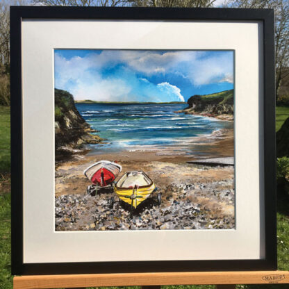 Little Haven Boats. Original Painting - Image 2
