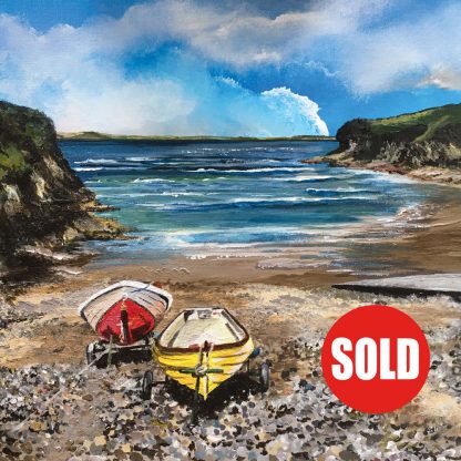 Little Haven Boats. Original Painting