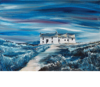 Midnight Preseli Cottage.  Fine Art Giclée Print.