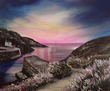 Evening Gathers.  Greetings Card. - Image 3