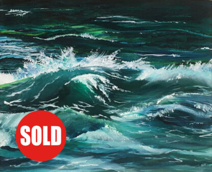 Gentle's Waves. Original Painting.