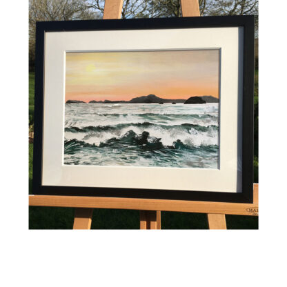Apricot Mist and Spray. Original Painting - Image 2