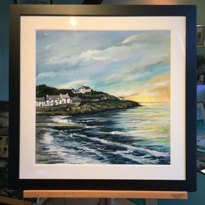Little Haven Sunset. Original Painting. - Image 2