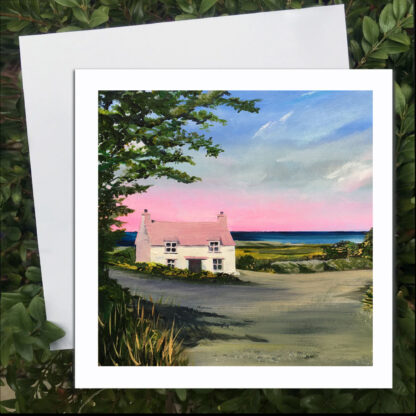 Road to Abercastell. Greetings Card.