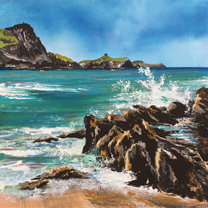 Traeth Llyfn Tumble. Original Painting