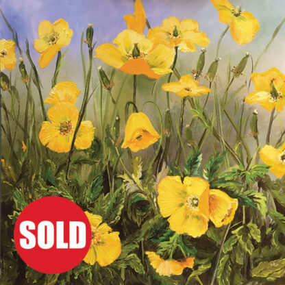 Welsh Poppies - Hiraeth. Original Painting