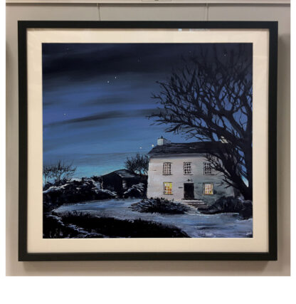 Starry Pembrokeshire Night.  Original Painting. - Image 2