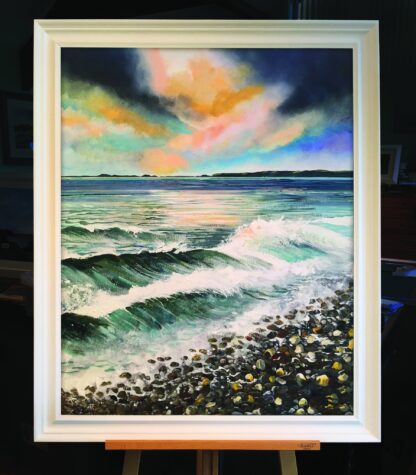Newgale Nocturne. Original Painting - Image 2