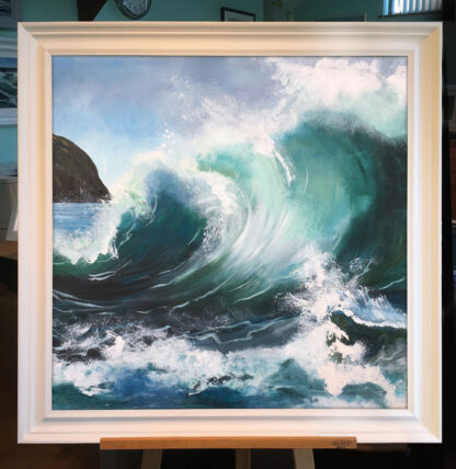 Twist and Shout (Left Panel). Original Painting - Image 3