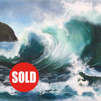 Twist and Shout (Left Panel). Original Painting