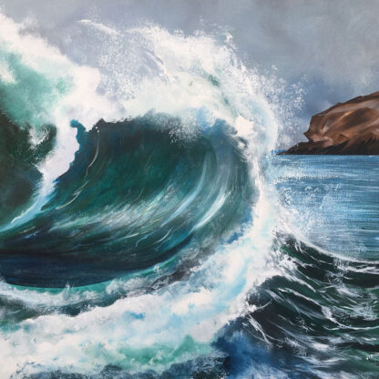 Twist and Shout (Right Panel). Original Painting - Image 2