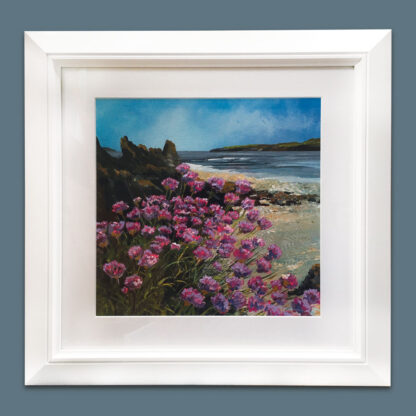 Sea Thrift. Original Painting. - Image 2