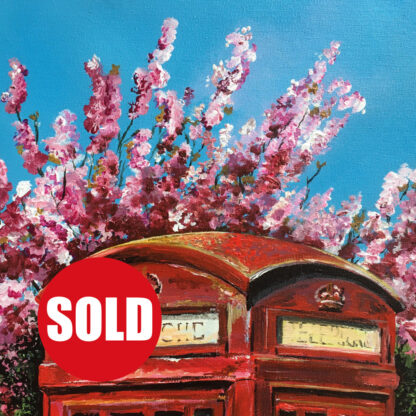 Cherry Call. Original Painting.