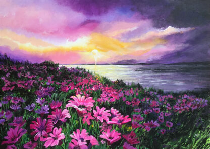 Summer Path Through. Original Painting.