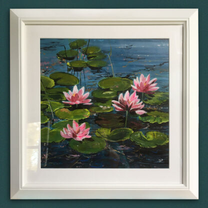 Water Lilies. Original Painting. - Image 2