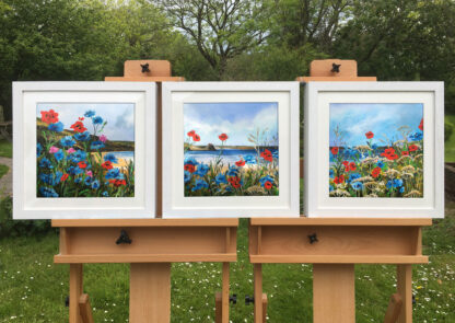 Wildflower Happy Place. (Right) Original painting. - Image 2