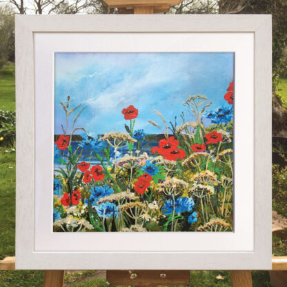 Wildflower Happy Place. (Right) Original painting. - Image 3