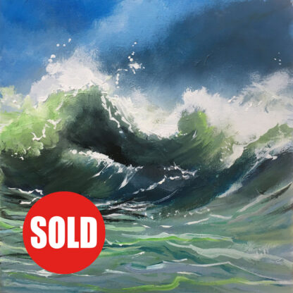 Sea Hollows. Original painting.