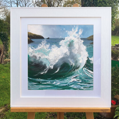 Waves in the Bay. Original Painting. - Image 2