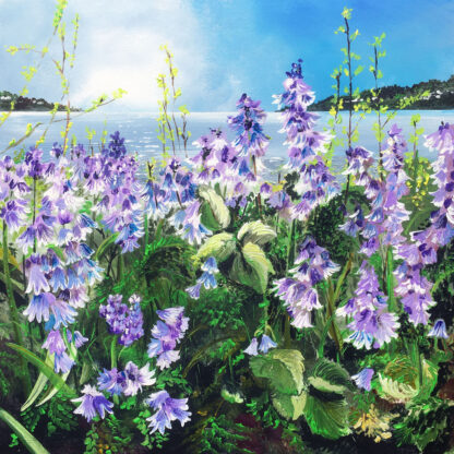 Bluebell Cool Sparkle. Original painting. - Image 3