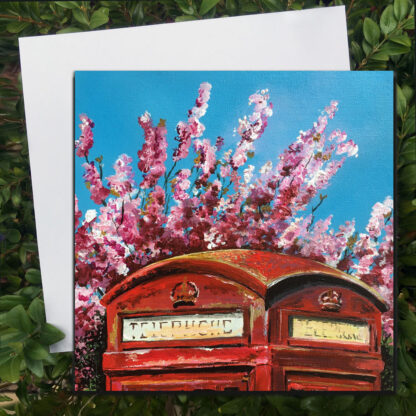 Cherry Call. Greetings card.