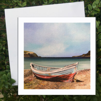 Staycation. Greetings card.