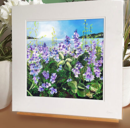 Bluebell Cool Sparkle. Fine Art Giclée Print - Image 2