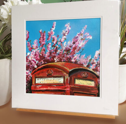 Cherry Call. Fine Art Giclée Print. - Image 2