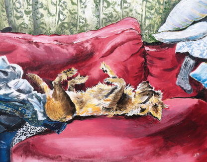 A Hard Day's Night. (Or still life with sock). Original Painting. - Image 3