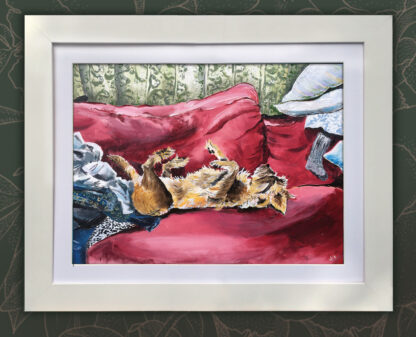 A Hard Day's Night. (Or still life with sock). Original Painting. - Image 2