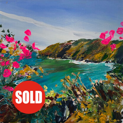Above the Bay. Original Painting.