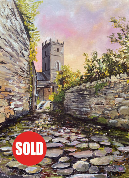 The Bishop's Steps. Original Painting.