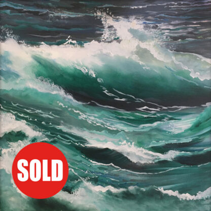 Seawater Swell. Original Painting.