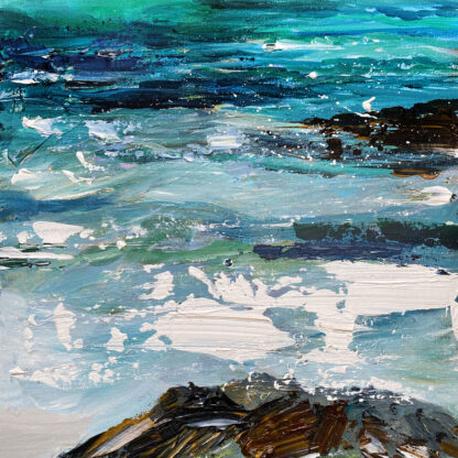 Seaside Abstract. Original Painting. - Image 3