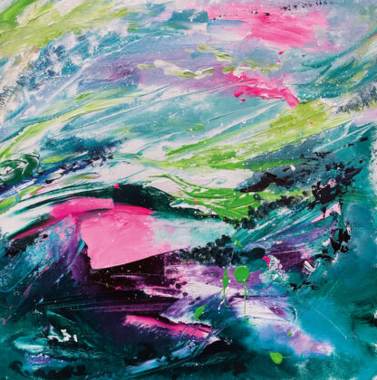 Dive School. Original Painting.