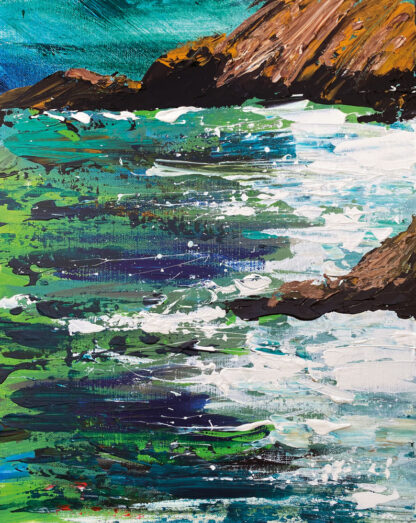 Pembrokeshire Rocks! Original Painting. - Image 3