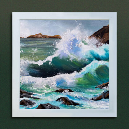 Rockpool Splash. Original Painting. - Image 2