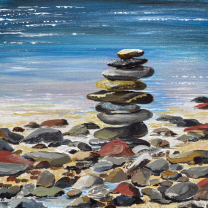 A Question of Balance. Original Painting.