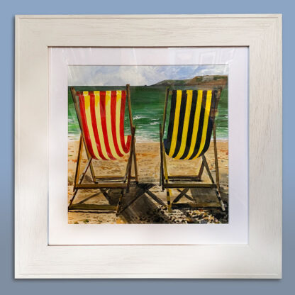 Stripey Sunday. Original Painting. - Image 2
