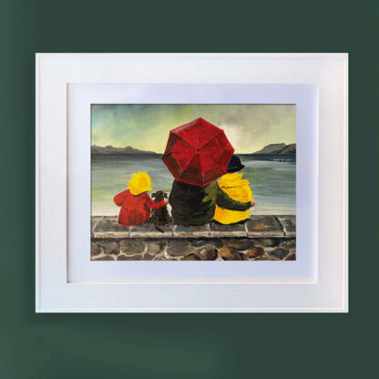 Under My Umbrella. Original Painting. - Image 2