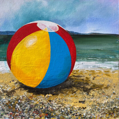 Beach Fun. Original Painting.